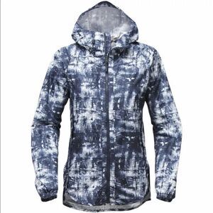 North face flyweight hooded running jacket full zip shell XS water resistant NEW
